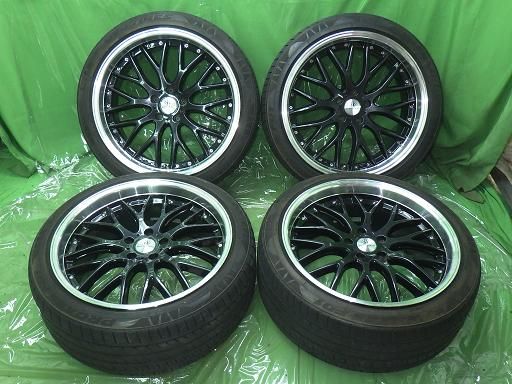 【中古】245/40R20 シーマ ロクサーニ マルチフォルケッタ 20インチ トーヨー プロクセス