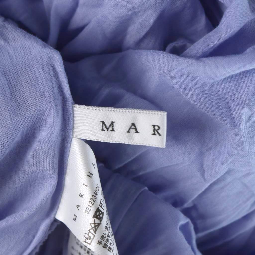 マリハ MARIHA 草原の虹のスカート コットン 36 水色 ライトブルー