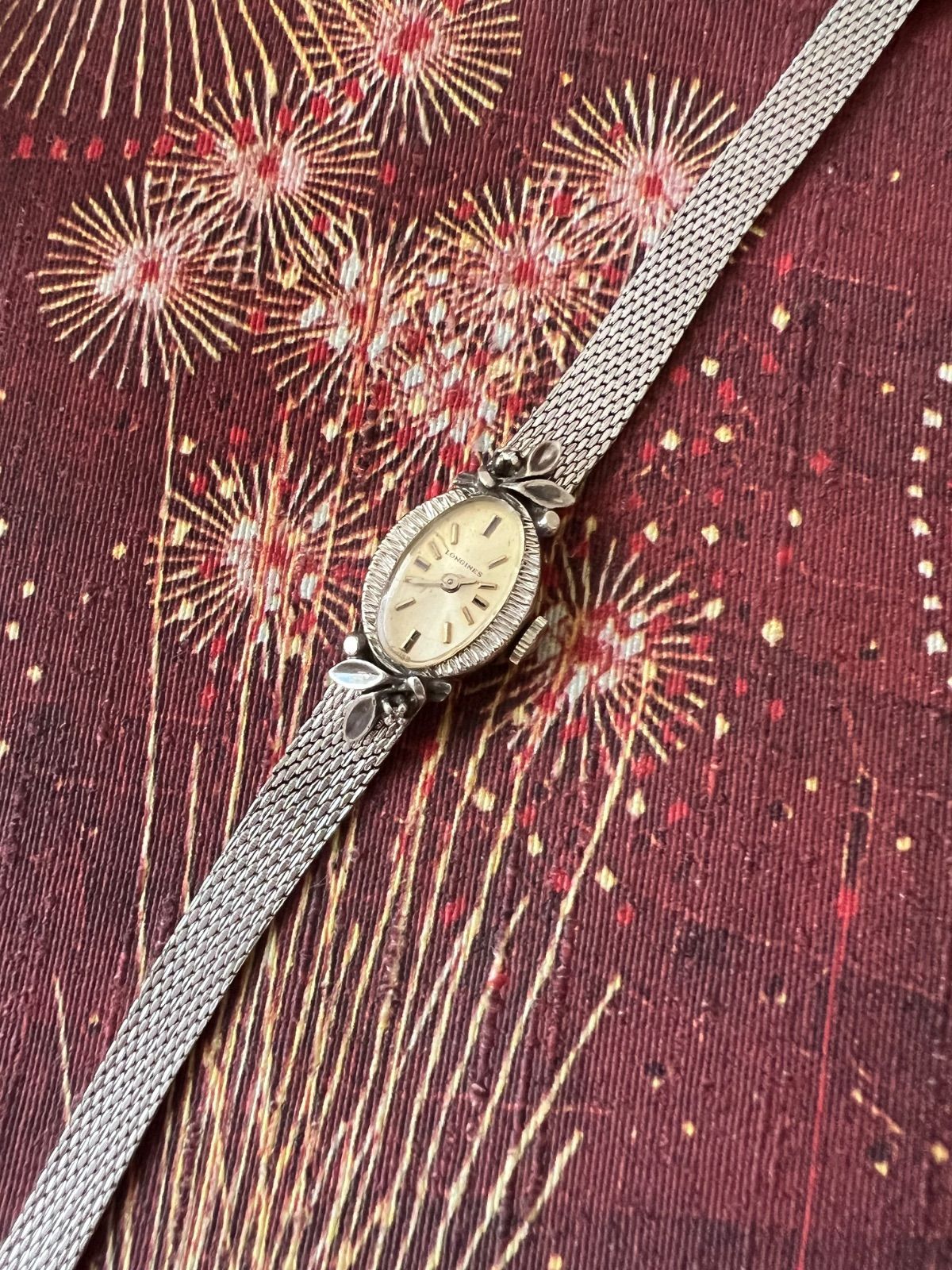 ロンジン　LONGINES アンティーク　手巻き　腕時計　スエード　稼働品 ロンジン☆手巻き☆レディース☆アンティーク時計☆稼働品 - メルカリ