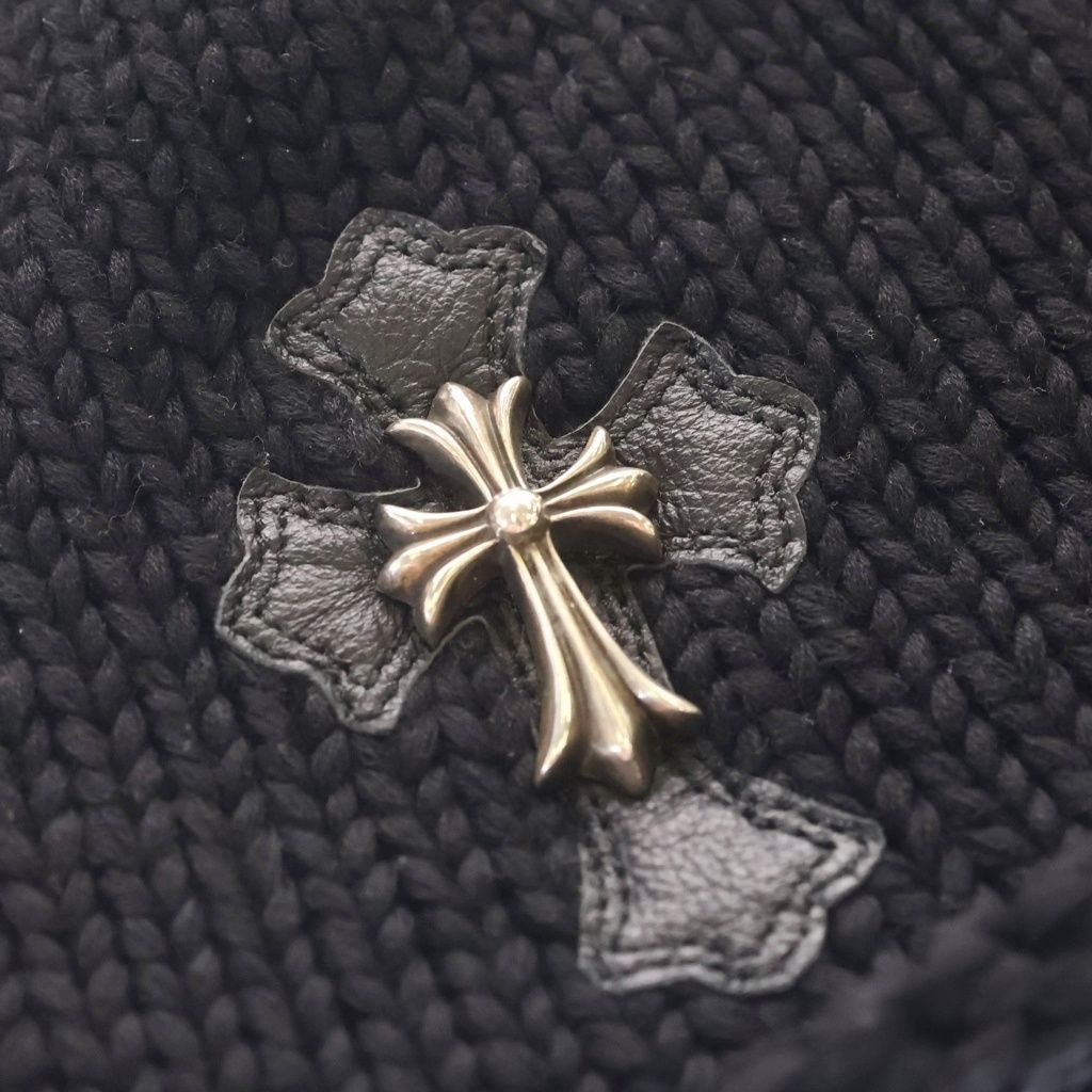 CHROME HEARTS (クロムハーツ) BEANIE CROSS PATCH スモールCHクロス