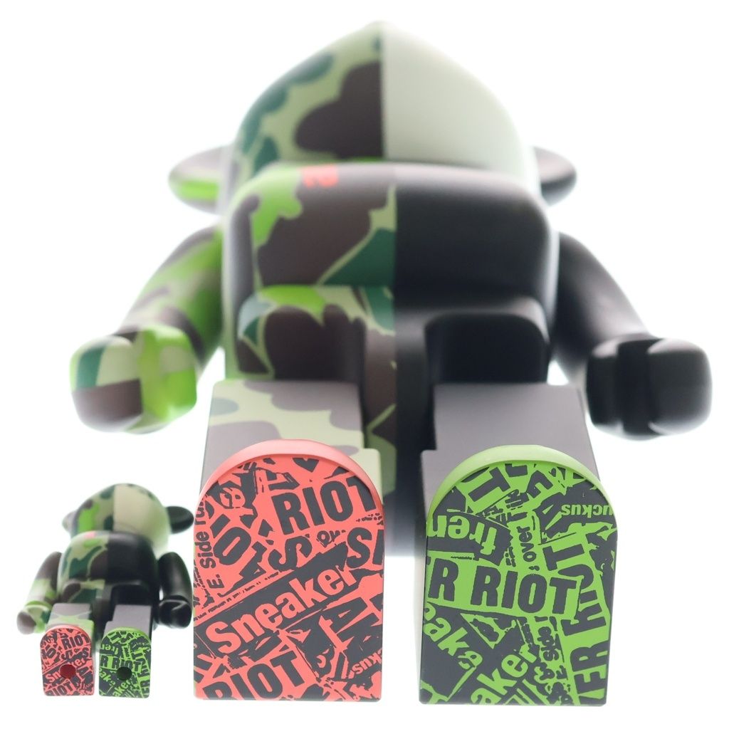 MEDICOM TOY (メディコムトイ) BE@RBRICK × atmos × STAPLE 100% & 400
