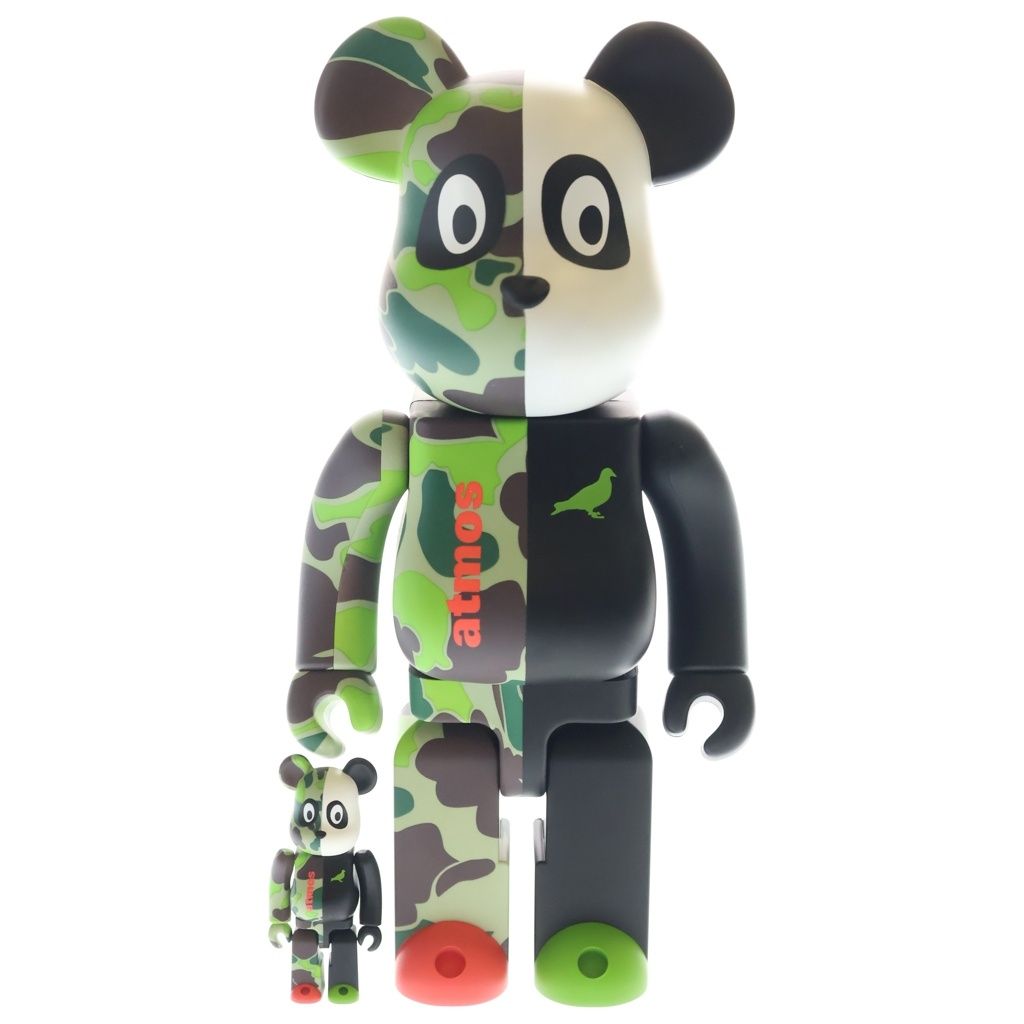 MEDICOM TOY (メディコムトイ) BE@RBRICK × atmos × STAPLE 100% & 400