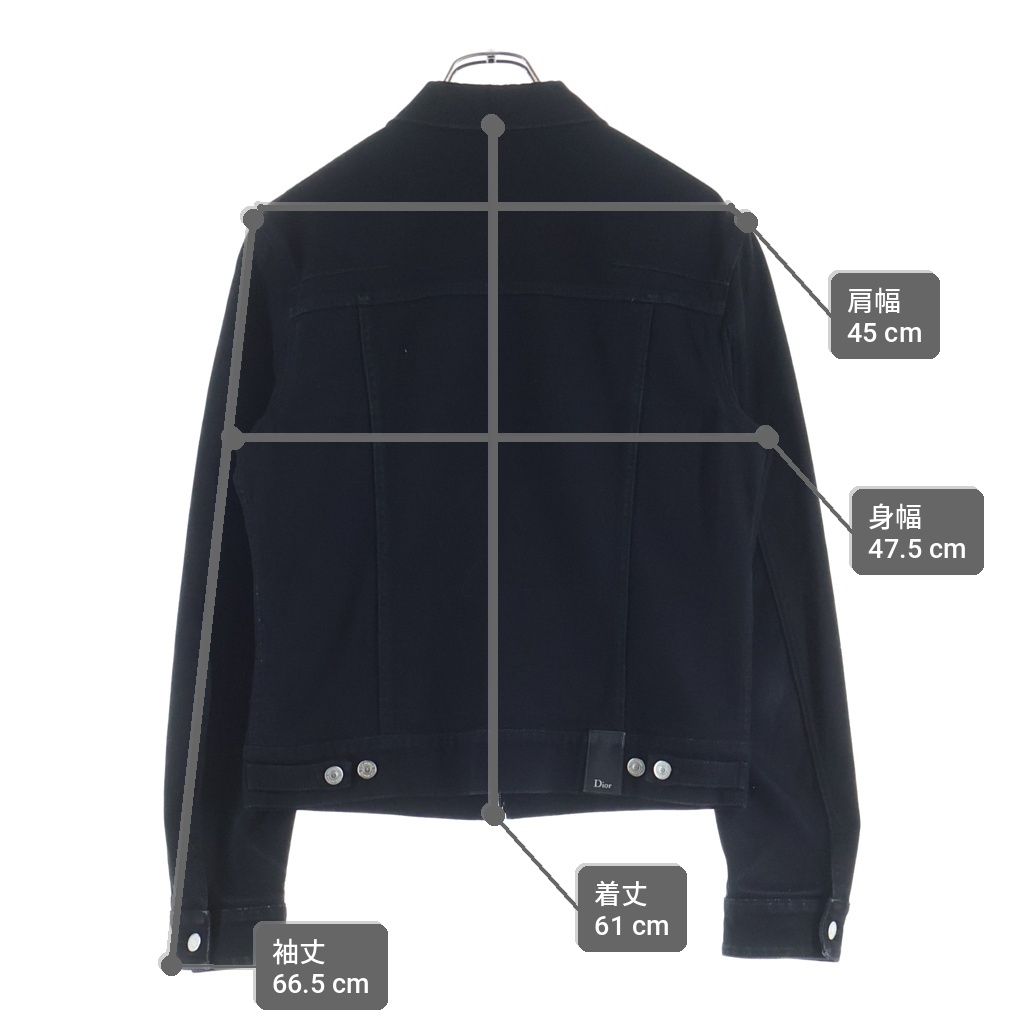 Dior HOMME (ディオールオム) フラップポケット ジップアップ デニム