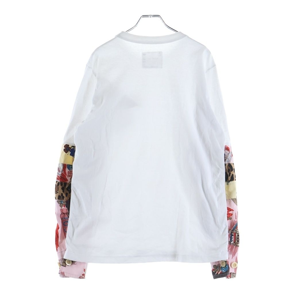Sacai (サカイ) 21SS ARCHIVE PRINT MIX LONG S/L 長袖 クルーネック