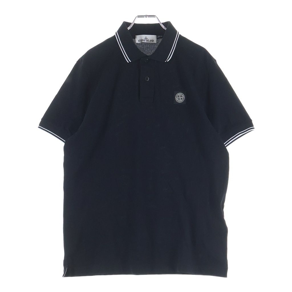 Stone  ポロシャツ Slim Fit STONE ISLAND (ストーンアイランド) SLIM FIT ロゴ パッチ ポロシャツ