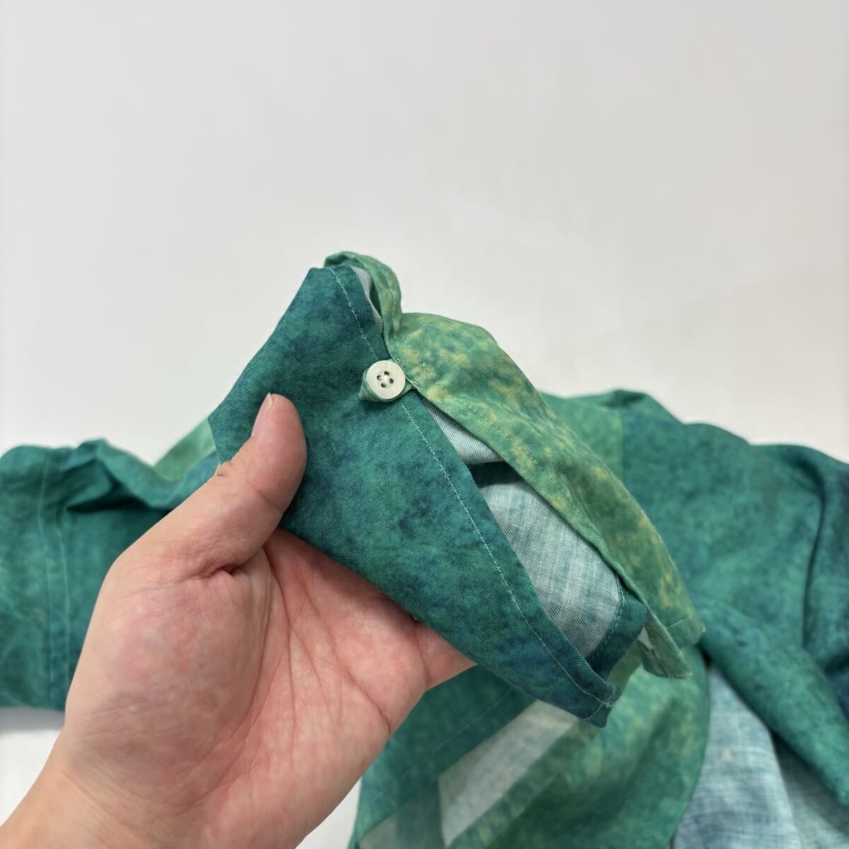 24ss 2024 yoke ヨーク GRADATION PRINTED OPEN COLLAR SHIRT