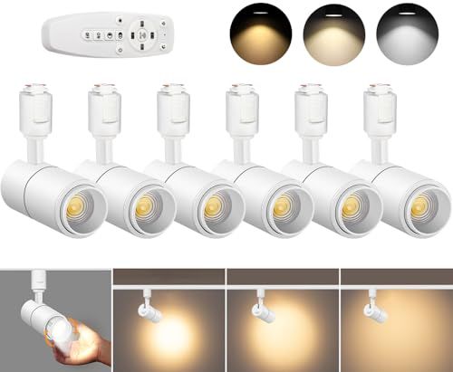 ☆新品☆ダクトレール スポットライト ズーム可能 100W形相当照明スポットライト 消費電力10W LED一体型リモコン無段階調光調色 1000LM高輝度 高演色Ra90+ 角度調節可能 植物育成明るい レールライト用 キッチン/ショッピングモール照明