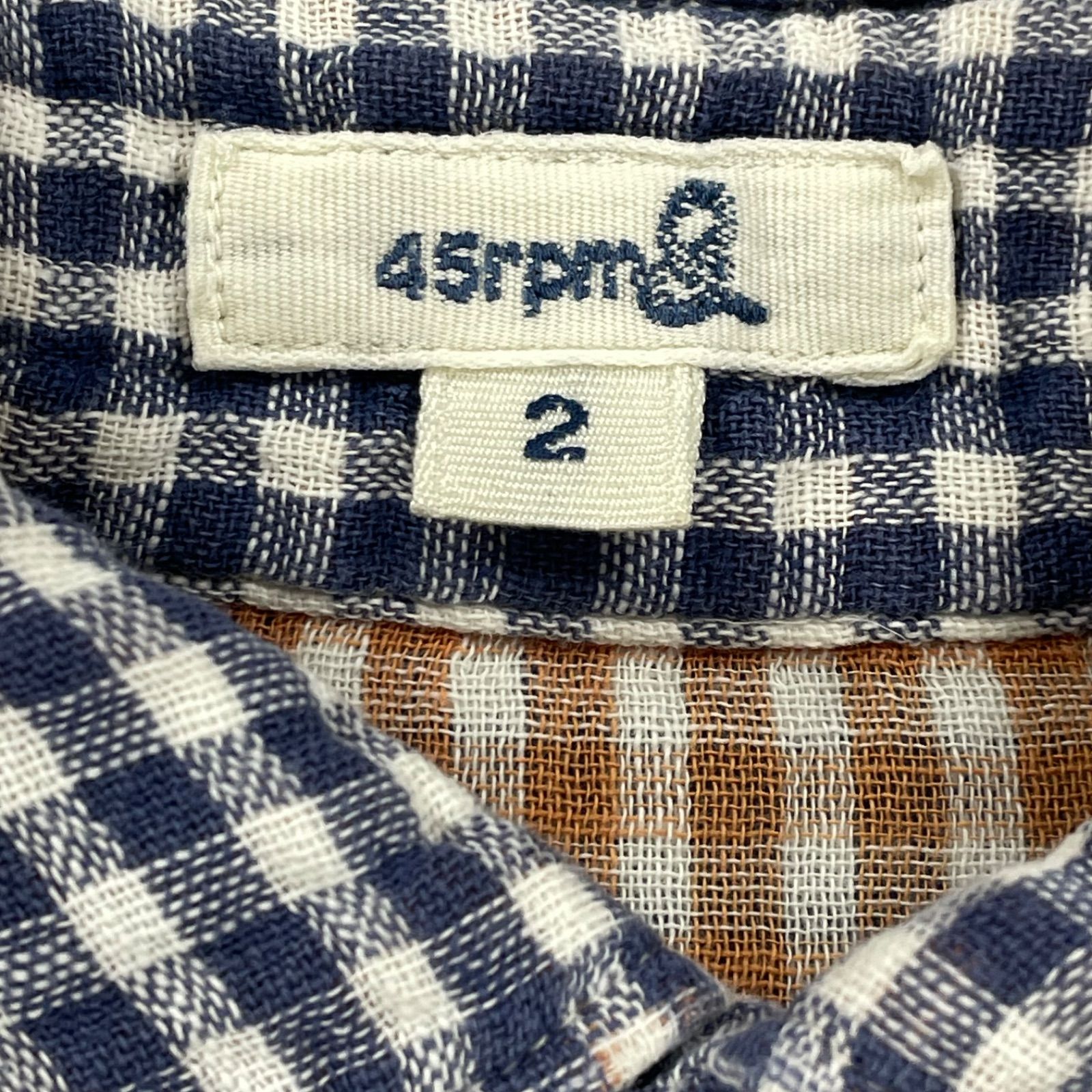 日本製 45R 45RPM フォーティーファイブアールピーエム 長袖シャツ