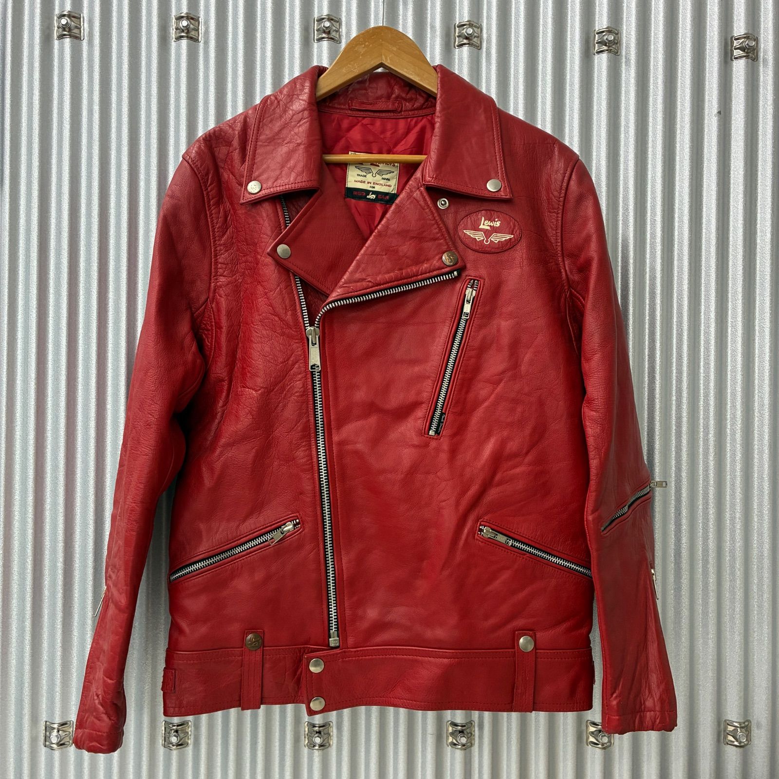 Lewis Leather×Paul Smith RED EAR 赤レザージャケット - メルカリ