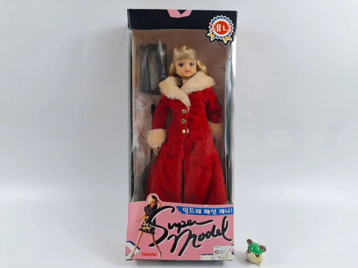 アンドレ ファッション ジェニ ぬいぐるみ - レッド ロングコート (1996 タカラ 正規品)