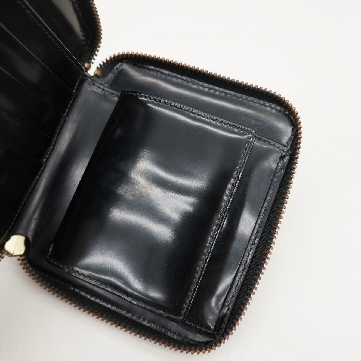 正規 COMME des GARCONS コムデギャルソン ラウンド ジップ ポルカ