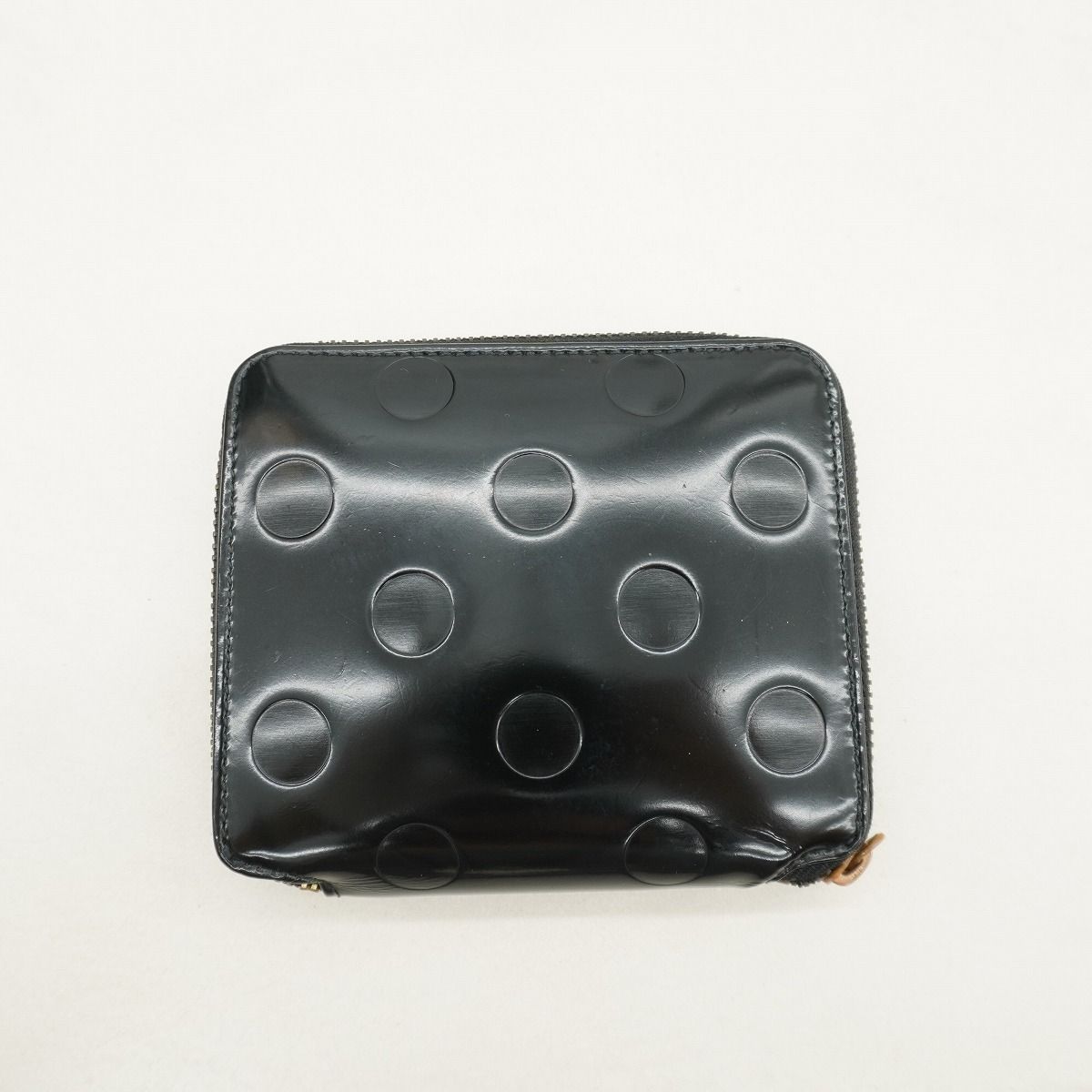 正規 COMME des GARCONS コムデギャルソン ラウンド ジップ ポルカ