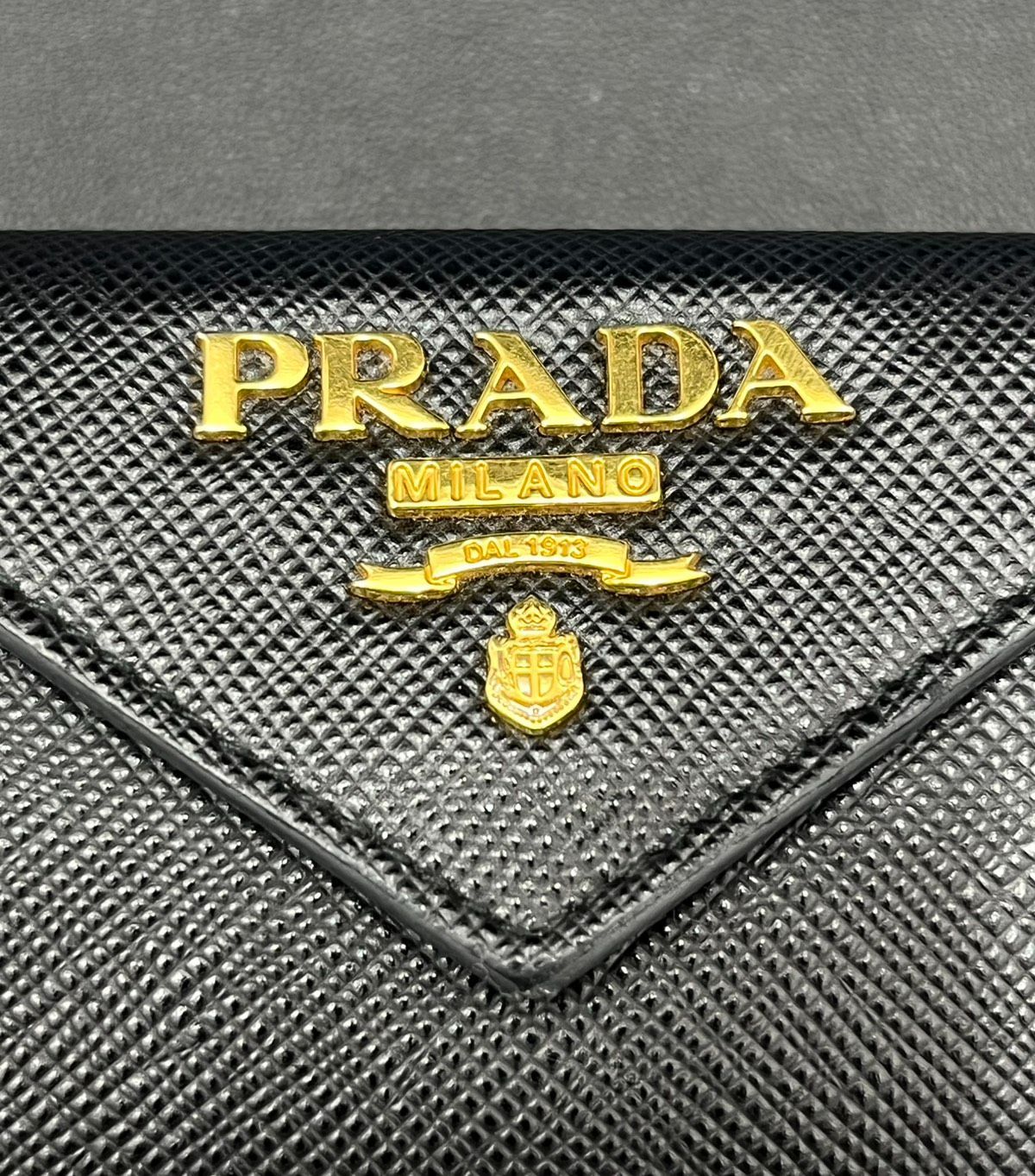 TA様専用 PRADA プラダ サフィアーノレザー 三つ折り財布 ブラック