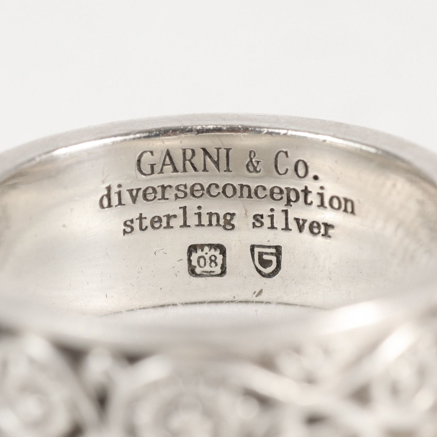 現行モデル】GARNI ガルニ リング シルバー サイズ:17号 バイン