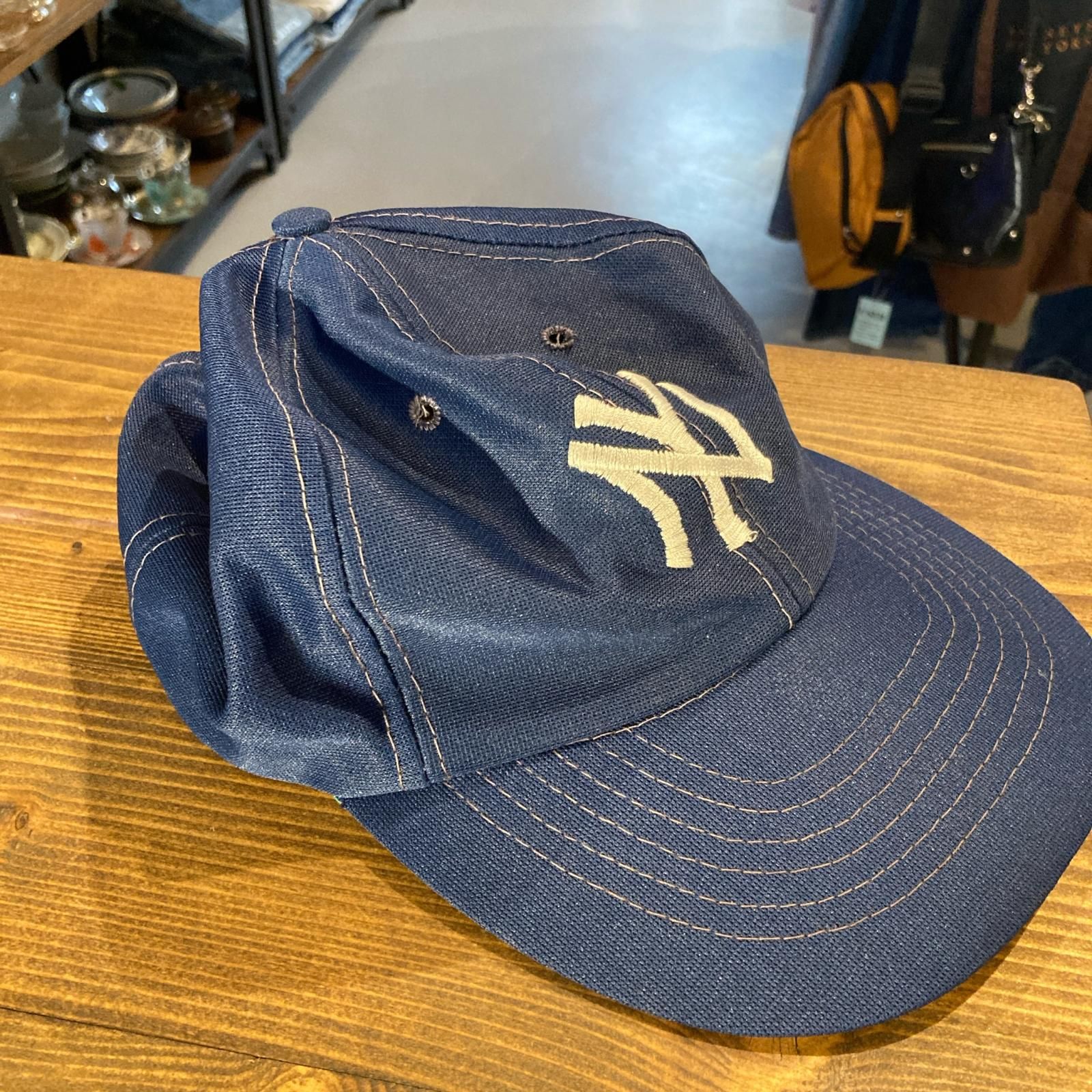 MP471) 80's McDonald's NEW YORK YANKEES Snap Back Cap 古着 現状品