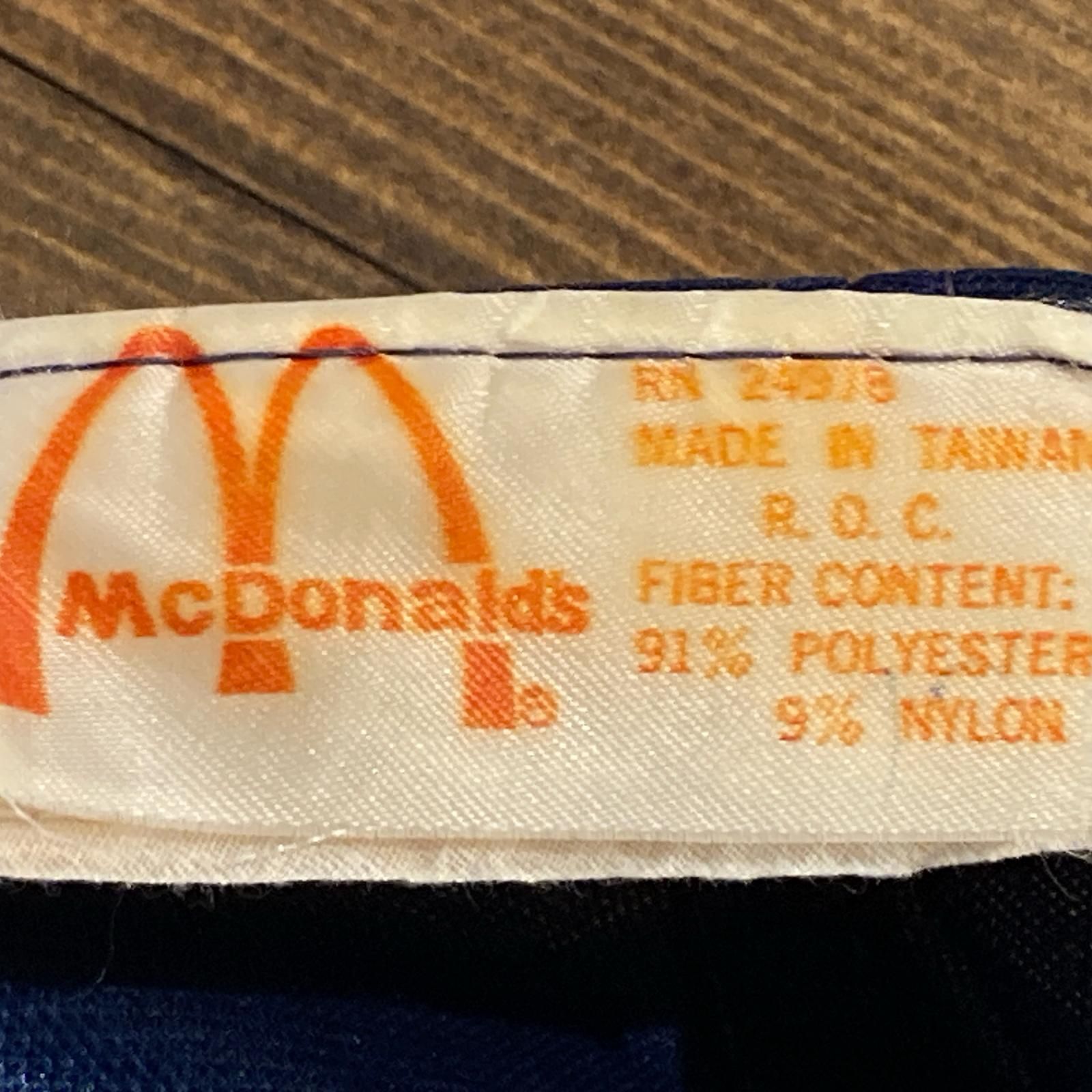 MP471) 80's McDonald's NEW YORK YANKEES Snap Back Cap 古着 現状品