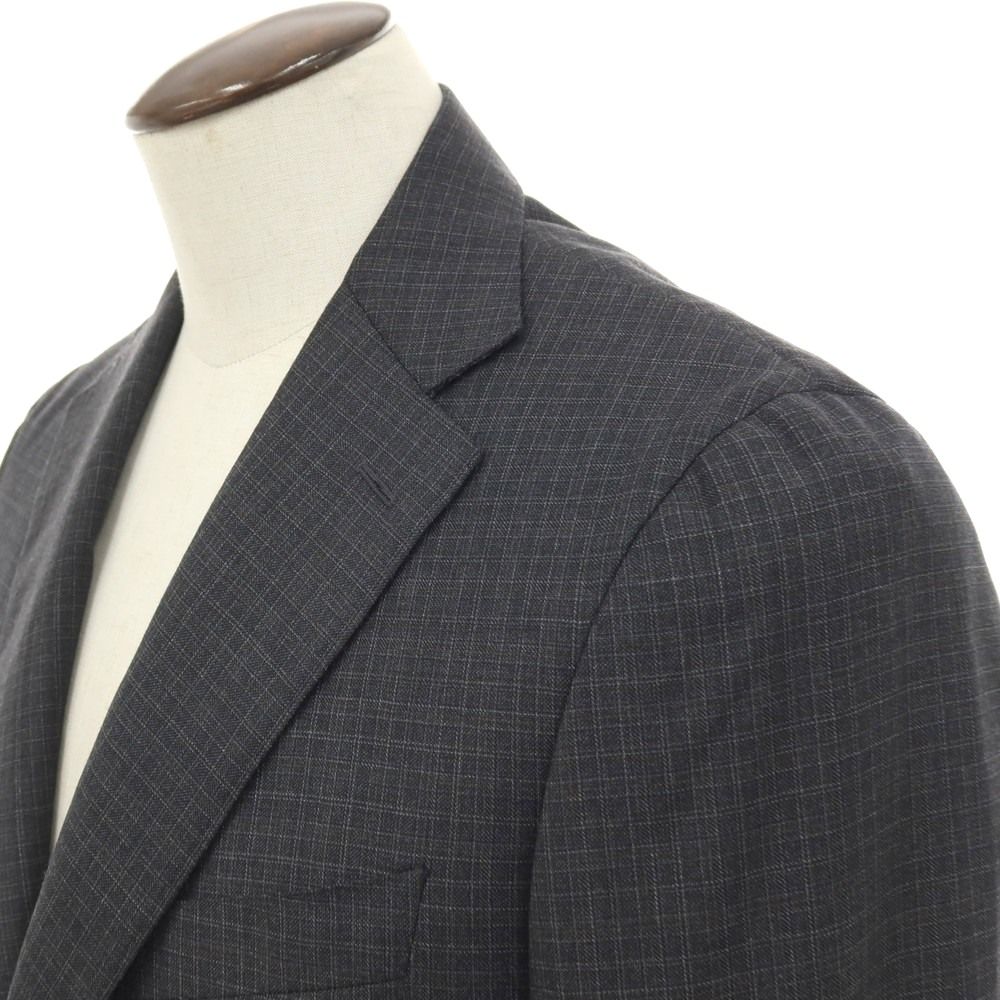 新品アウトレット】カナーリ CANALI ウール チェック 3B 3つボタン