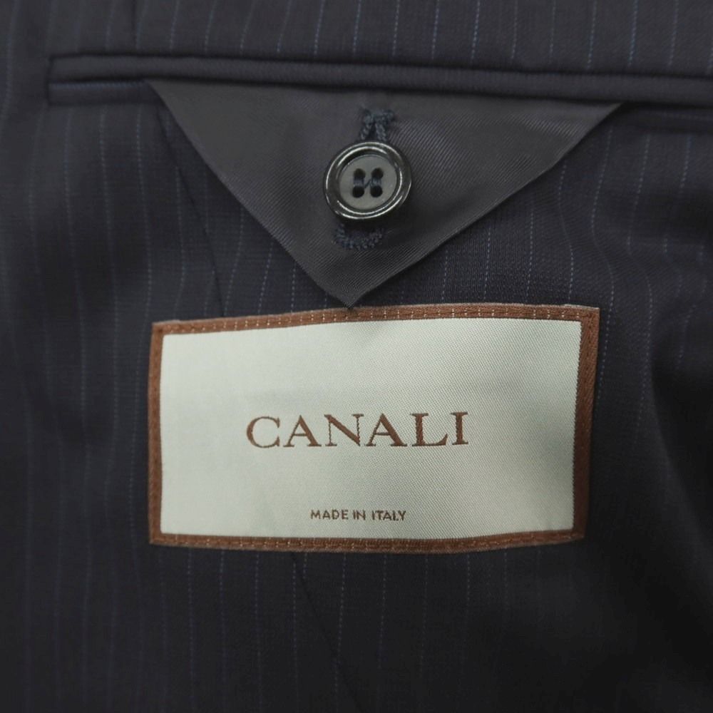 新品】カナーリ CANALI ウール ピンストライプ 3B 3つボタンスーツ