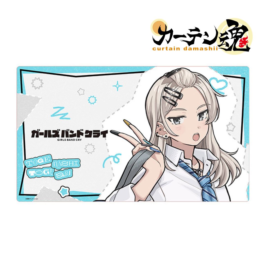 ガールズバンドクライ 描き下ろしラバーマット 河原木桃香 平成ギャル