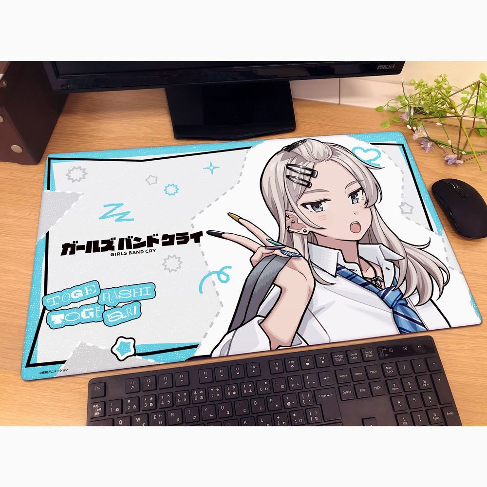 ガールズバンドクライ 描き下ろしラバーマット 河原木桃香 平成ギャル