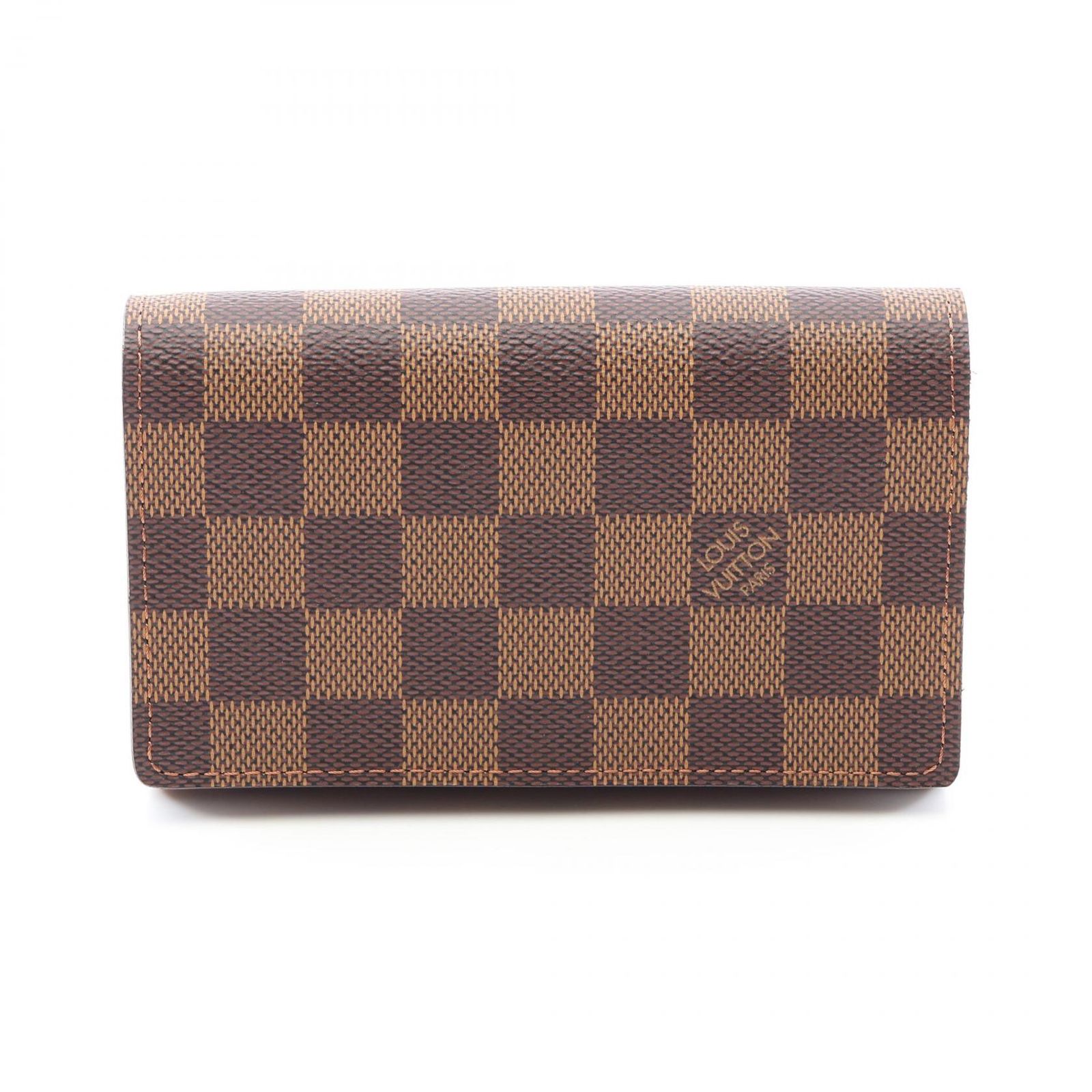 ルイ・ヴィトン LOUIS VUITTON 二つ折り財布 ポルトフォイユ トレゾール ダミエエベヌ N61736 その他 ポルトフォイユ・トレゾール レディース Used A