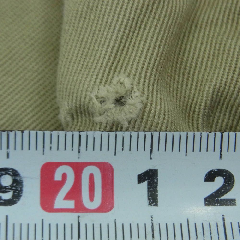 ミリタリー MILITARY Vintage ヴィンテージ 60～70s US.ARMY コットン チノ トラウザーズ パンツ チノパン グレイッシュベージュ系 サイズ表記なし【中古】 ミリタリー MILITARY Vintage ヴィンテージ 60～70s US.ARMY コットン