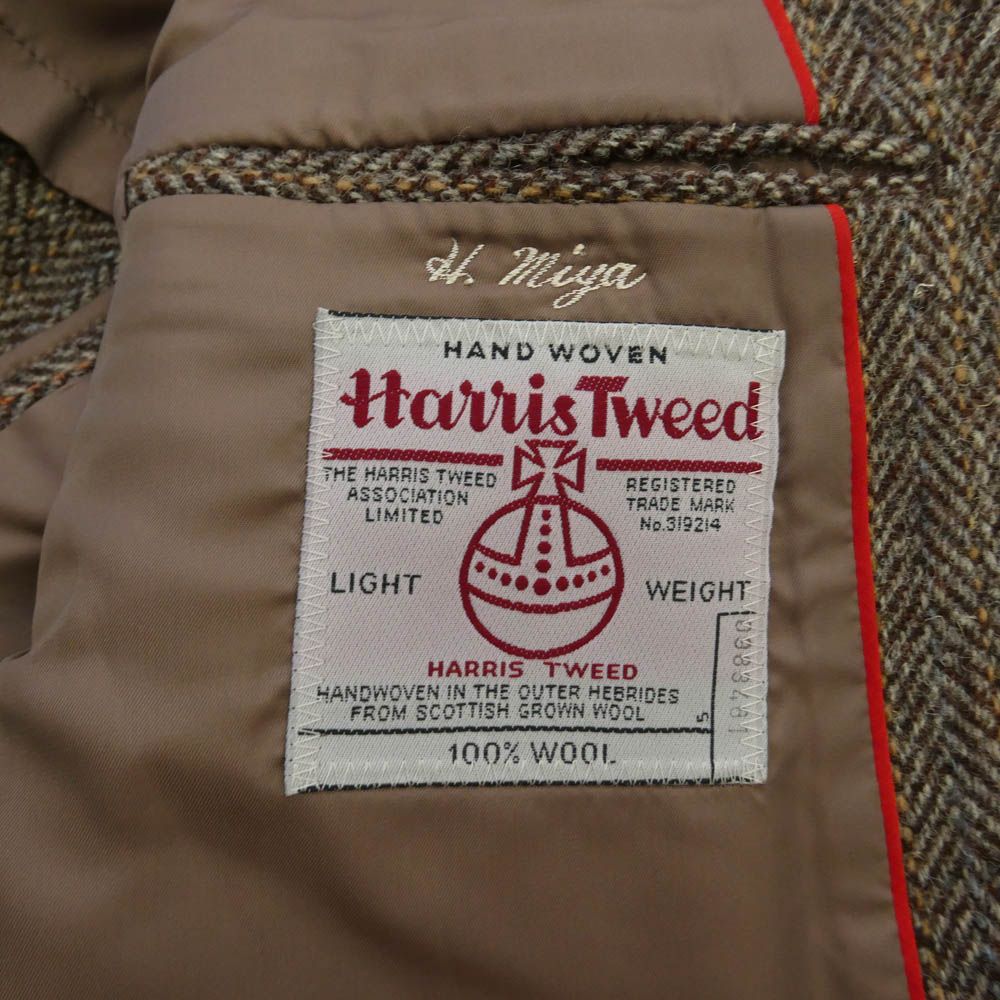 ジェイプレス J.PRESS PWJ-BROV-LA-0417 90s Harris Tweed ハリス