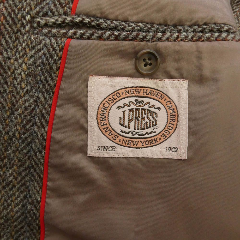 ジェイプレス J.PRESS PWJ-BROV-LA-0417 90s Harris Tweed ハリス