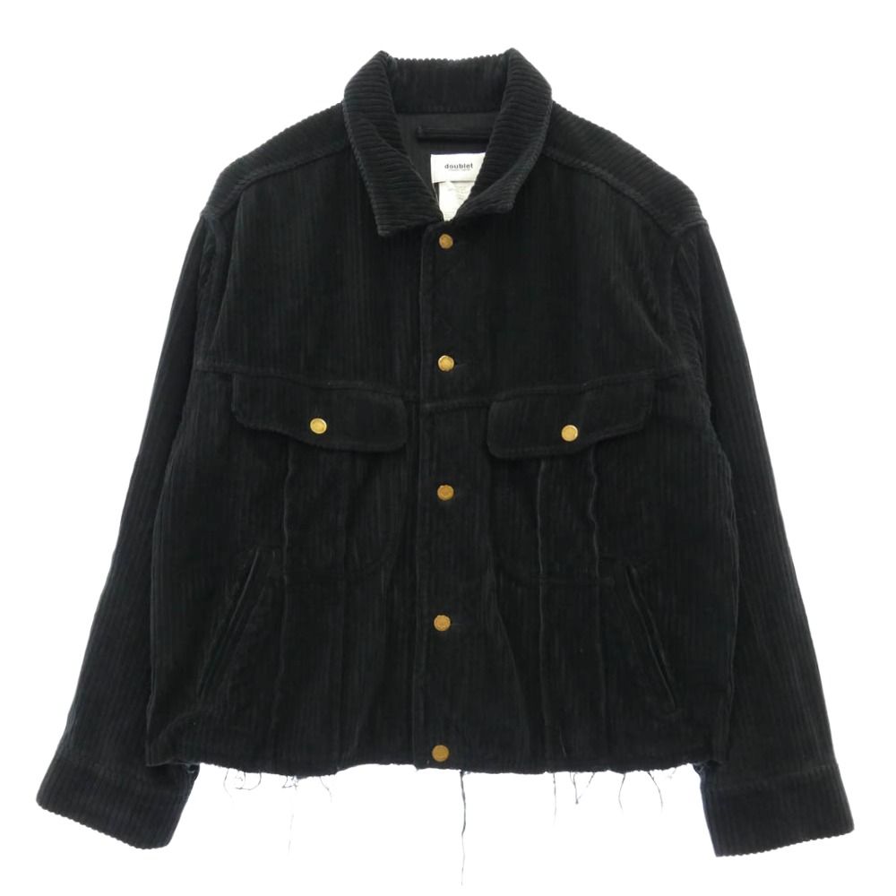 doublet 18aw カットオフコーデュロイジャケット doublet ダブレット 21AW 21AW54OD02 Cut Off Corduroy Jacket カット