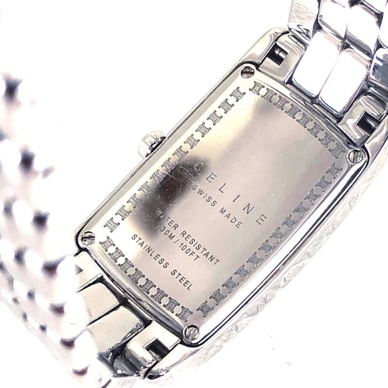 美品・電池交換済】CELINE セリーヌ／トリンオフ レクタンギュラー
