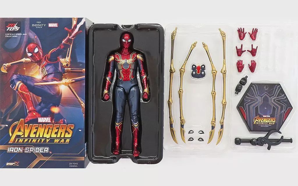 アイアンスパイダーマン 7インチ zdtoys 未開封 フィギュア ZD TOYS