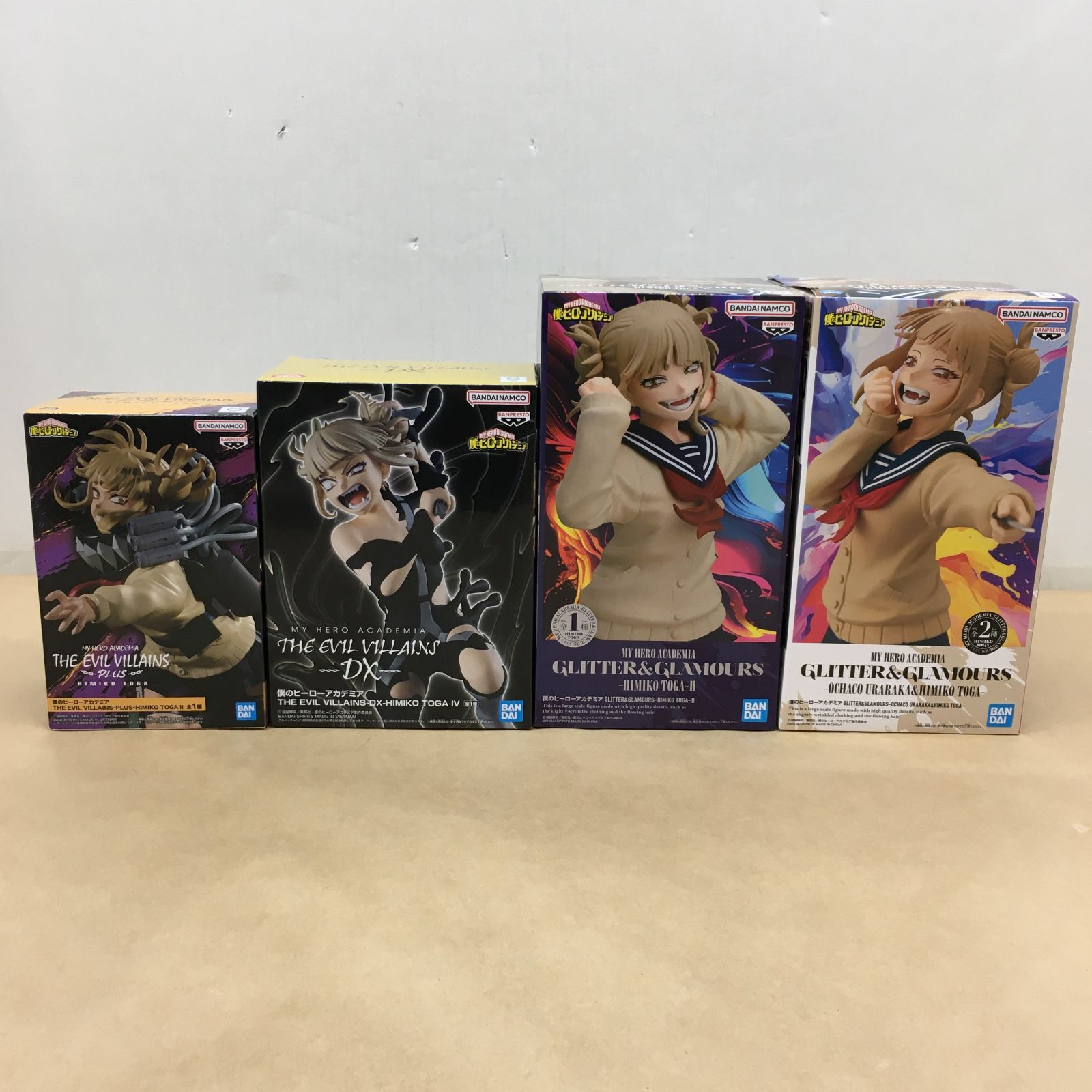 未開封 ヒロアカ トガヒミコ フィギュア 4種セットEVIL VILLAINS