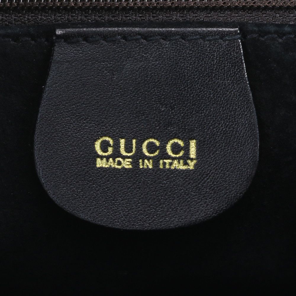 美品 グッチ シェリー ライン 001 115 1515 レザー ショルダーバッグ