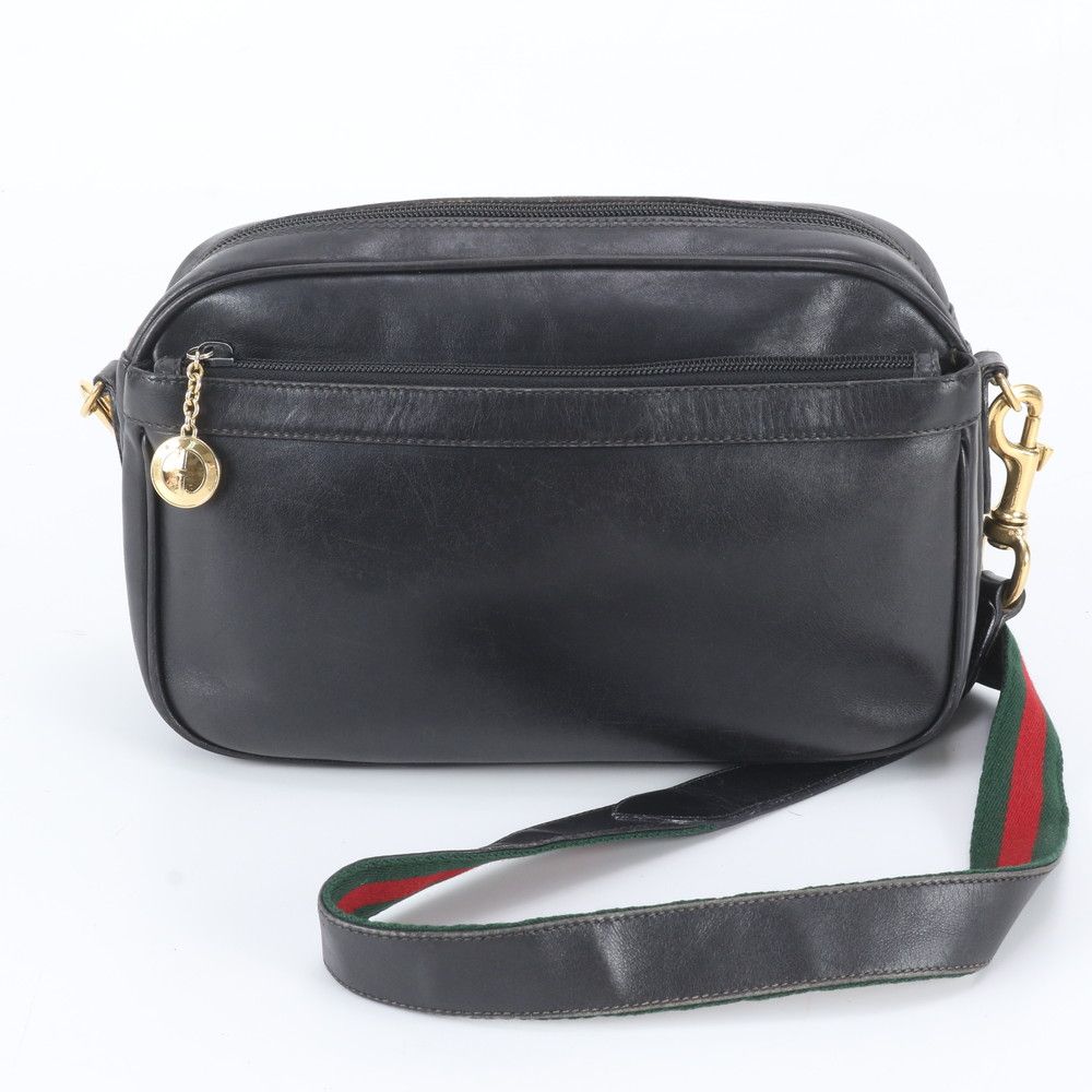 美品 グッチ シェリー ライン 001 115 1515 レザー ショルダーバッグ