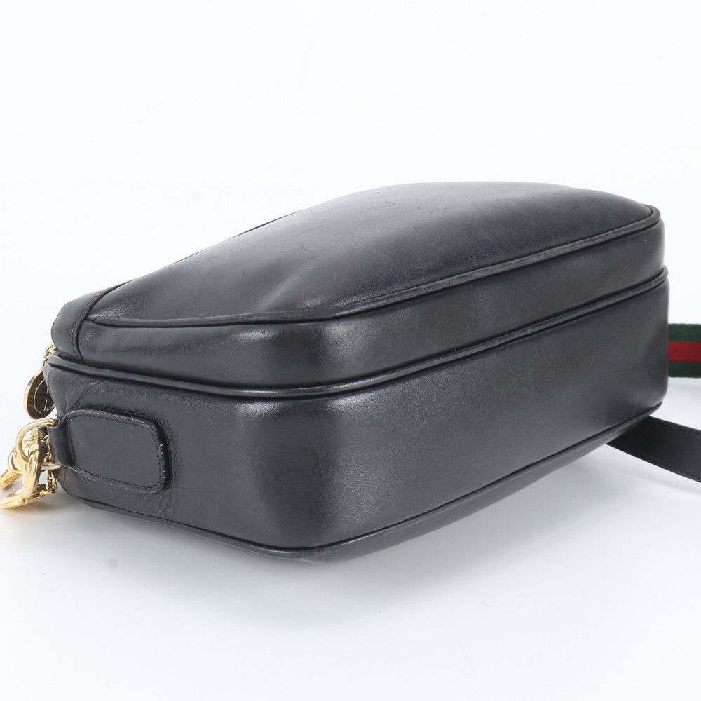 美品 グッチ シェリー ライン 001 115 1515 レザー ショルダーバッグ