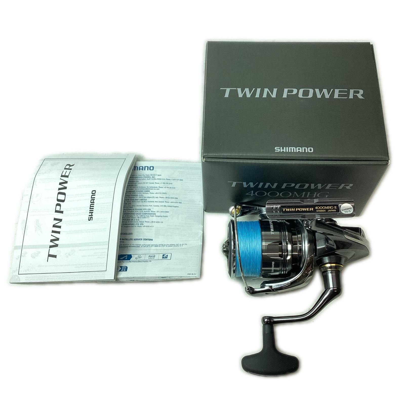 SHIMANO シマノ スピニングリール 24ツインパワー 4000MHG 046864 箱付