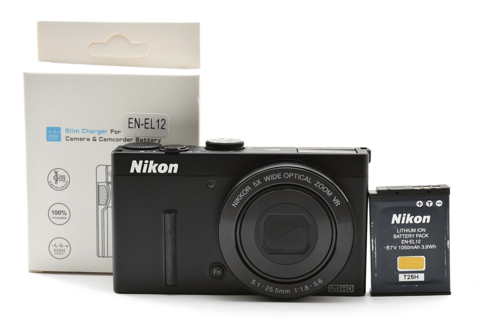 Nikon ニコン COOLPIX P340 ブラック /3306 動作OK 返金保証 - メルカリ