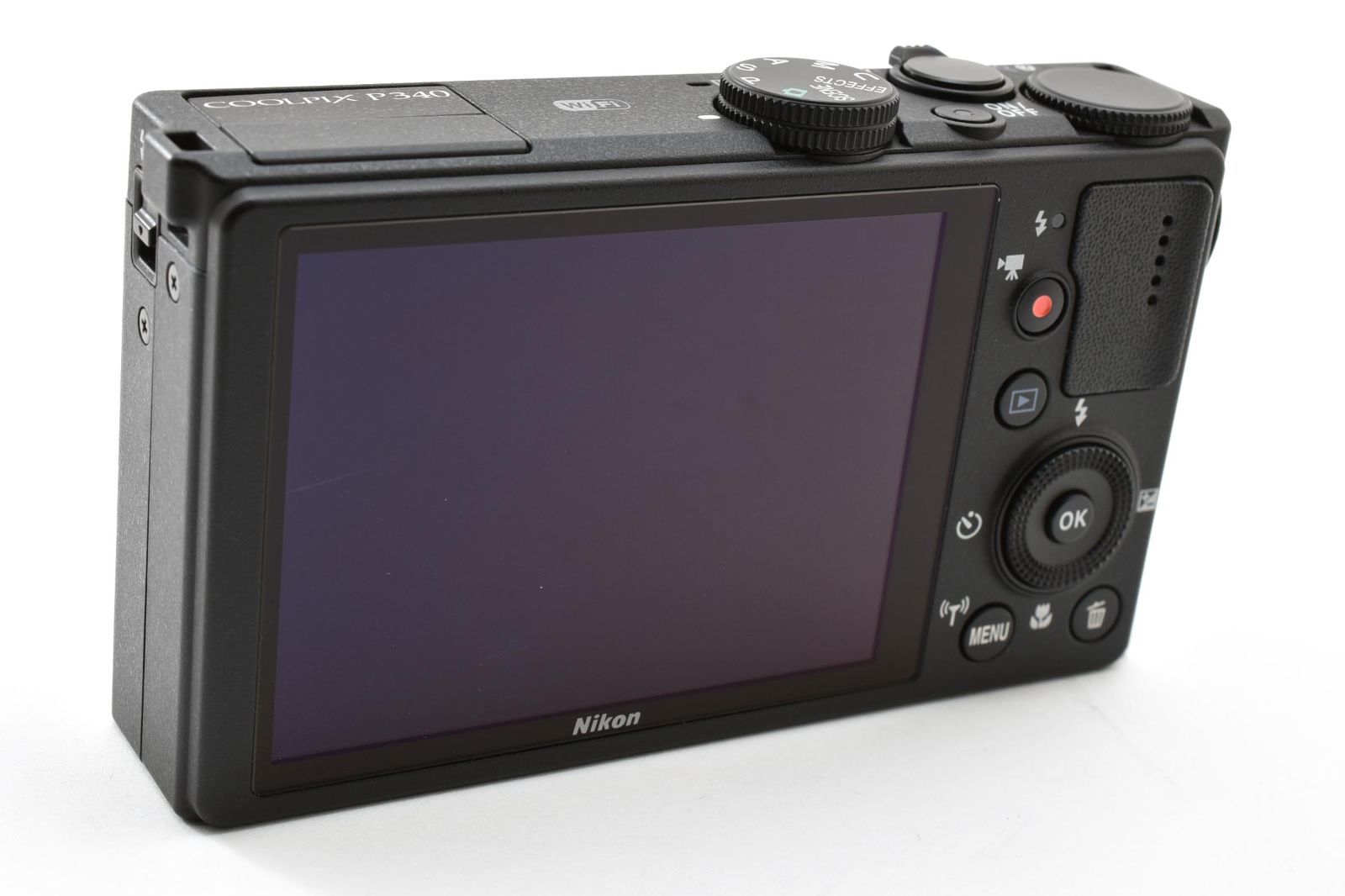 Nikon ニコン COOLPIX P340 ブラック /3306 動作OK 返金保証 - メルカリ