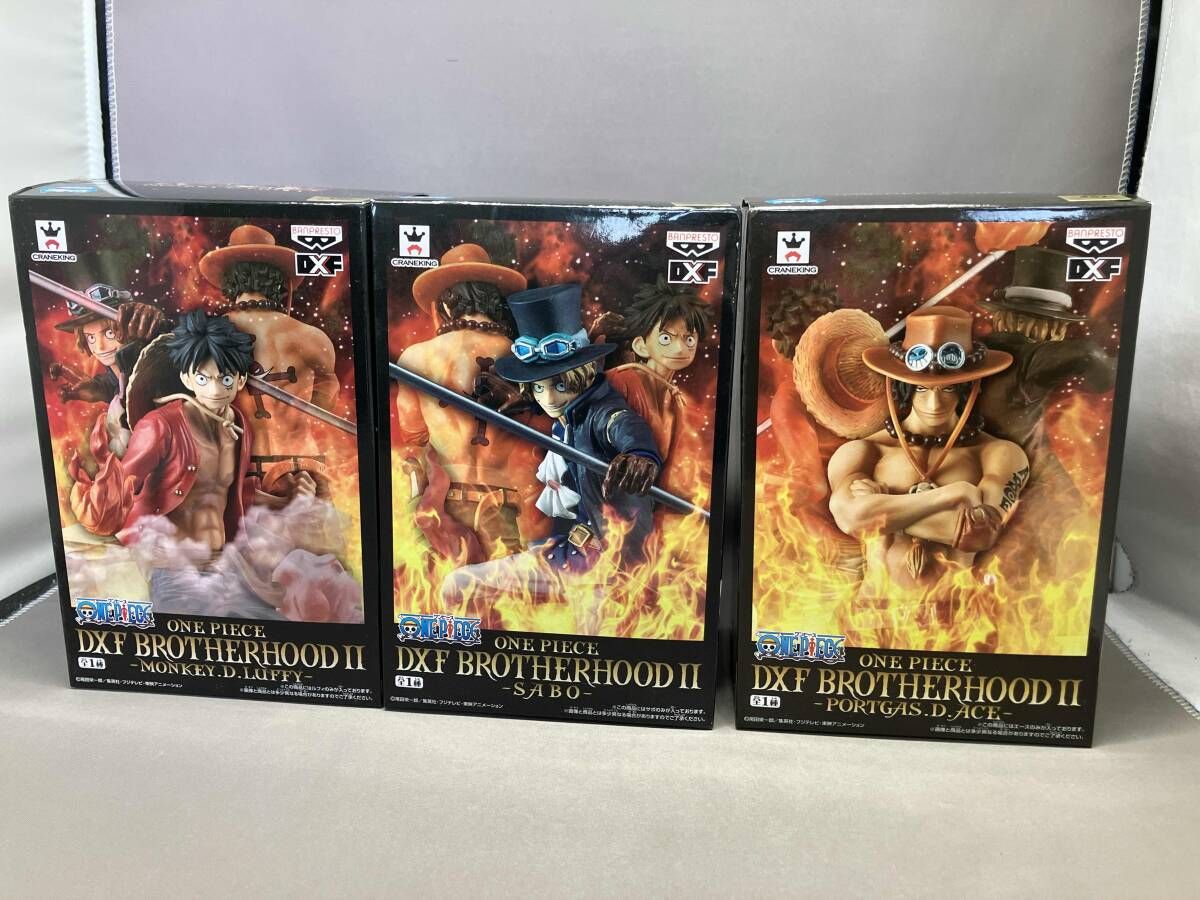 [全3種セット]バンプレスト ワンピｰス DXF BROTHERHOODⅡ ワンピｰス ルフィ・サボ・ポートガス•D•エース 8,435円