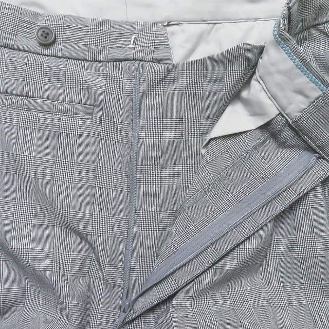新品 mando マンド 21SS 日本製 GLEN CHECK TUCK WIDE PANTS
