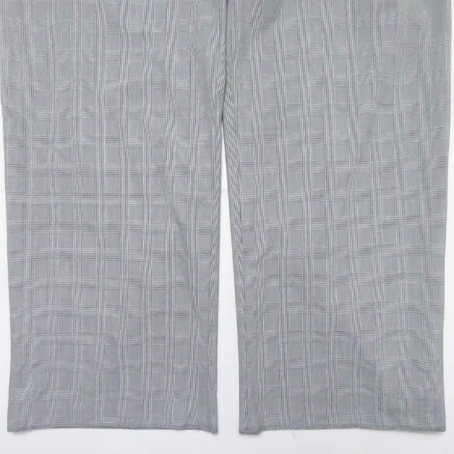 新品 mando マンド 21SS 日本製 GLEN CHECK TUCK WIDE PANTS