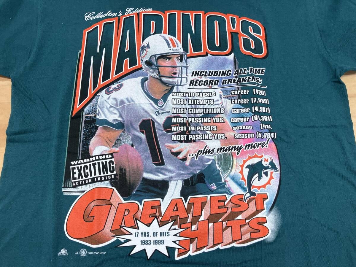NFL マイアミ・ドルフィンズ ダン・マリーノ Tシャツ サイズ：XL