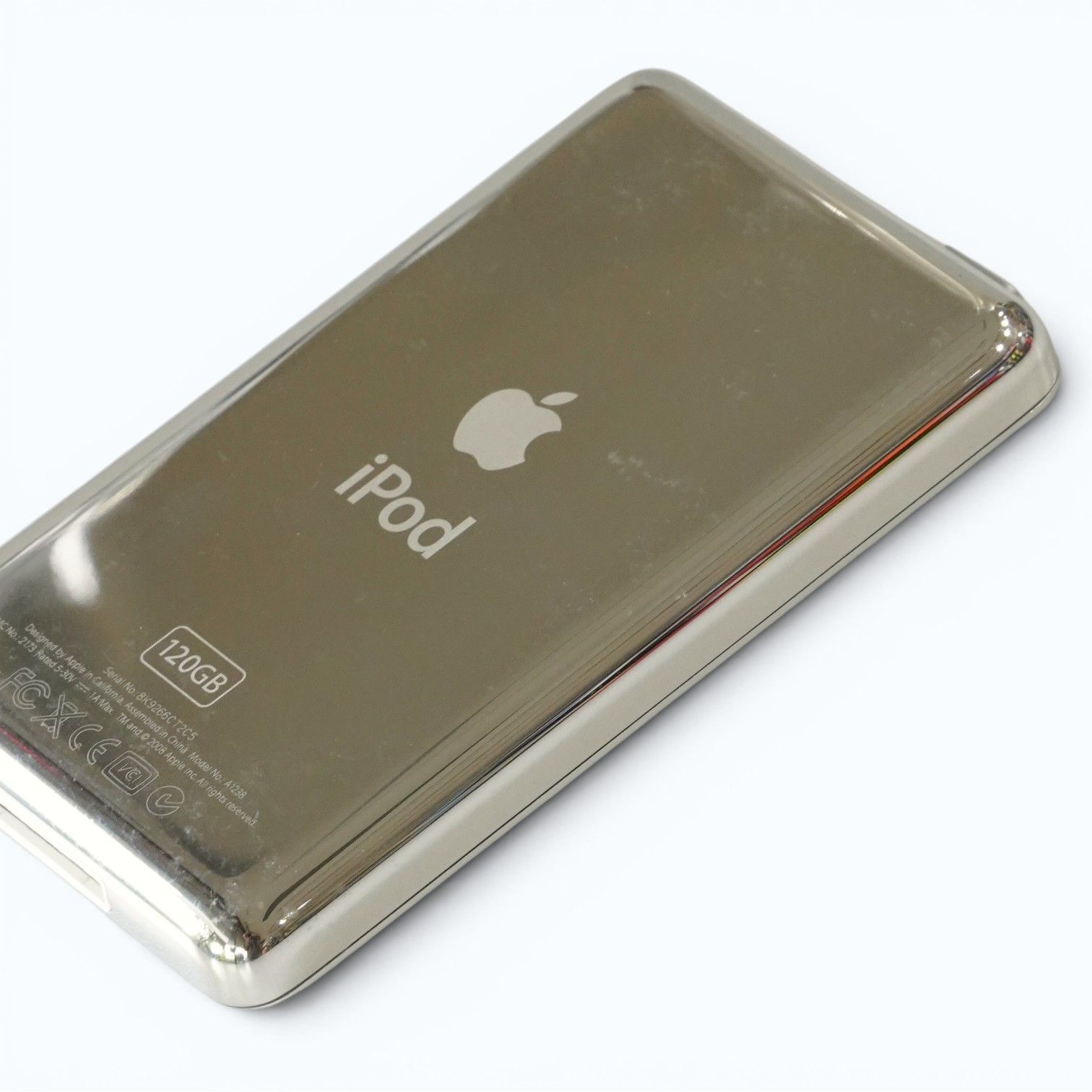 Apple iPod classic A1238 120GB 動作未確認 現状品 Apple iPod classic 120GB A1238 シルバー 動作品 箱付 付属品多数
