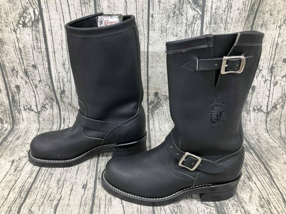 CHIPPEWA チペワ エンジニアブーツ ブラック27863 US6 24cm - メルカリ