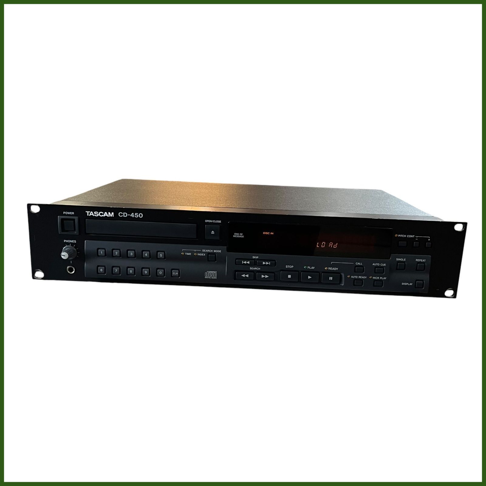 中古○TASCAM/タスカム○業務用CDプレーヤー CD-450 CDデッキ