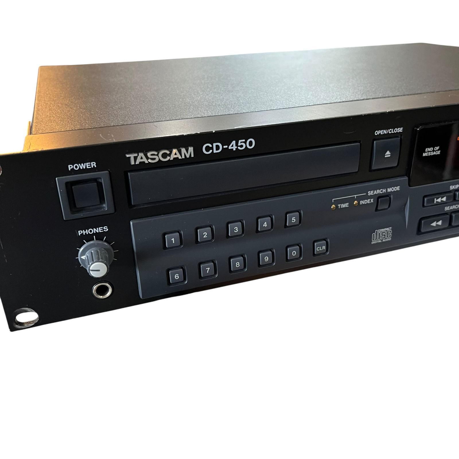 中古○TASCAM/タスカム○業務用CDプレーヤー CD-450 CDデッキ