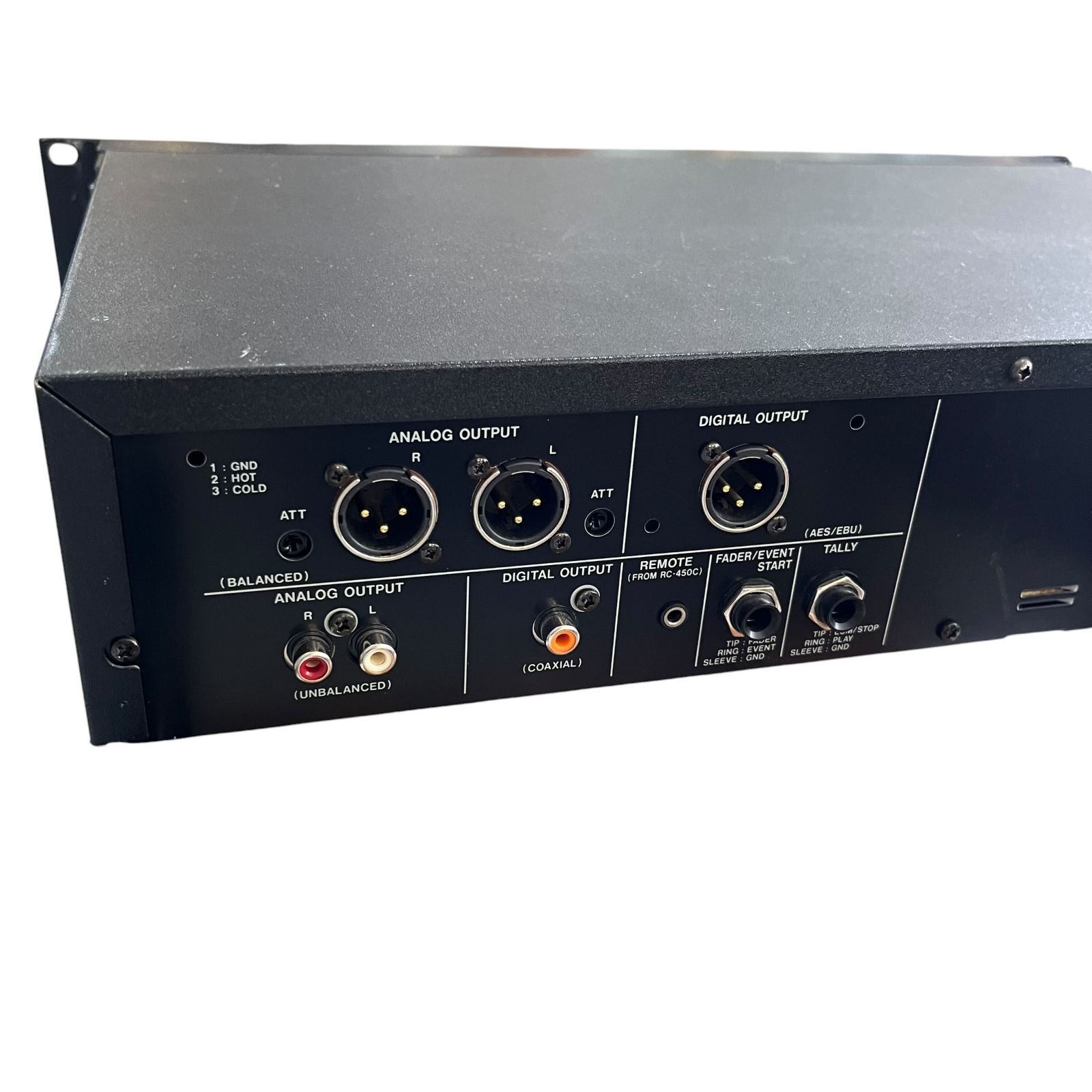 中古○TASCAM/タスカム○業務用CDプレーヤー CD-450 CDデッキ