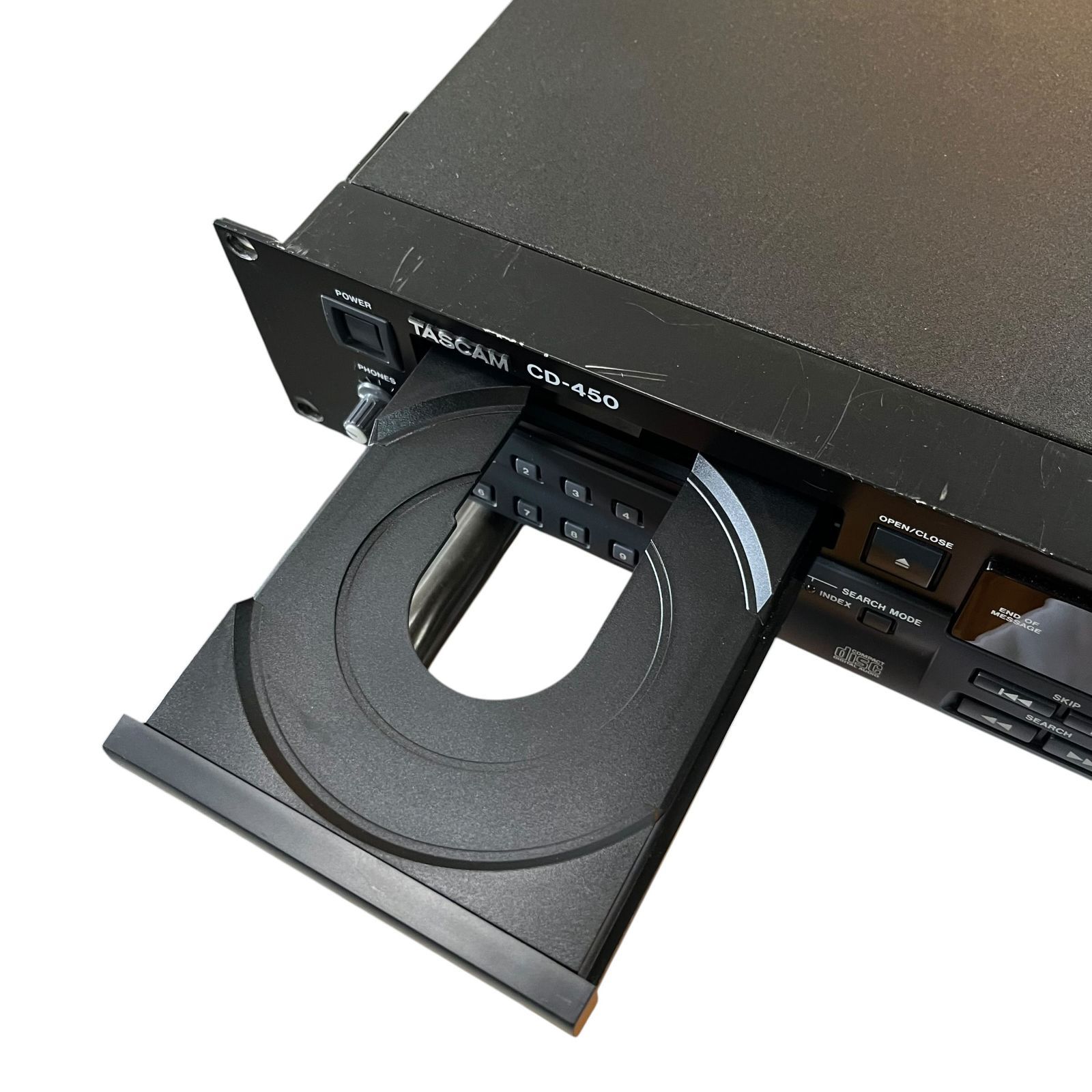 中古○TASCAM/タスカム○業務用CDプレーヤー CD-450 CDデッキ