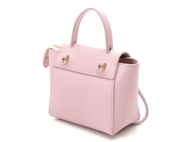 CELINE セリーヌ ベルトバッグ ピコ ピンク レザー ショルダーバッグ