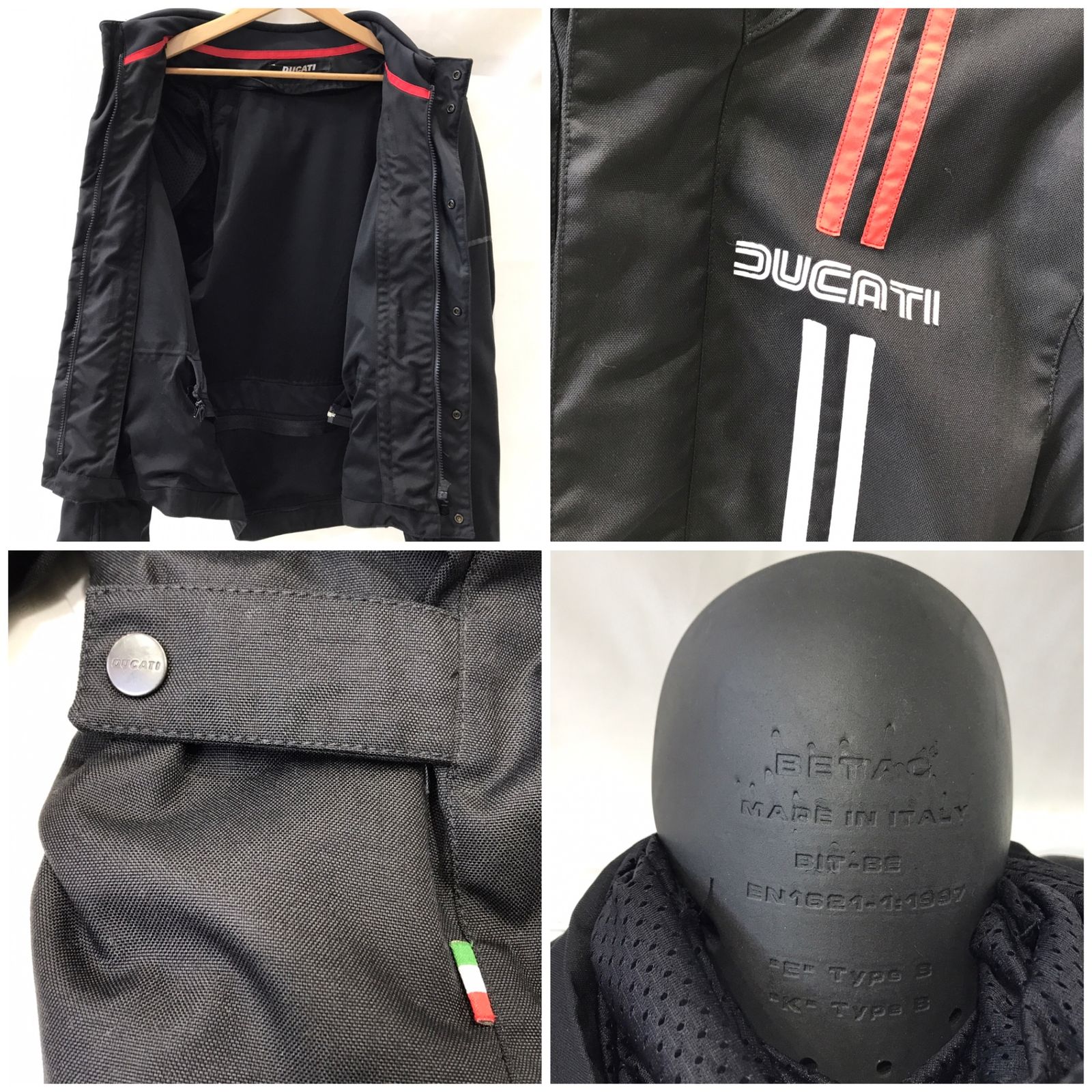 DUCATI ドゥカティ バイカー ジャケット シングルライダース L